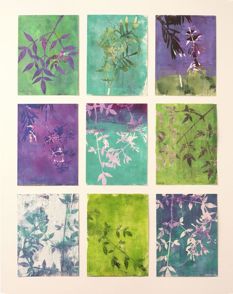 Botanical Monoprints — Hannah Klaus Hunter Arts Gelli Printing Tutorials, Monoprint Art, Gelli Printing Techniques, Gelli Printing Art, Gelli Plate Art, Gelli Plate Printing, Gelli Arts, Gelli Printing, Printmaking Art