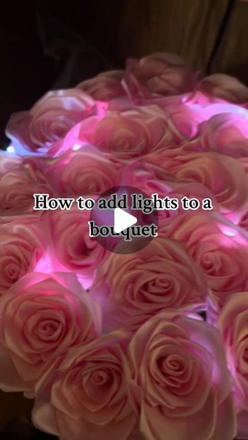 madi ⋆˚✿˖° on Instagram: "little tutorial for anyone who wants it 🙈 Follow my tiktok link in bio 😜  - - - - - - - - - - - - - #bouquets #ramo #tutorial #lights #flowers #mothersday #eternals #eternales #ribbonroses #eternalflowers #roses #explorepage" Flower Bouquet With Lights, Senior Bouquet Ideas, Diy Rose Bouquet Floral Arrangements, Fake Flower Bouquet Diy, Forever Flowers Diy, How To Make Flower Bouquet Step By Step, Diy Quinceanera Bouquet, Ramo Natural Quinceanera, Eternal Flower Bouquet Ideas