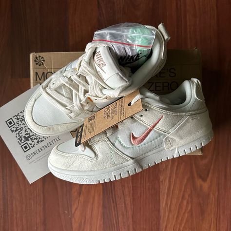 Product Info Shoe: Nike Dunk Low Disrupt 2 Pale Ivory (Women's) Size: 5 Men/6.5 Women Color: Pale Ivory/Light Madder Root/Sail/Venice Sku: Dh4402-100 100% Authentic New Shoes Including Original Everything *Slightly Damaged Box In The Last 2 Photos* Shipping - Shipping Is Free & Fast! This Item Is Shipped Through Usps Priority Mail. - Orders Are Shipped Within 1-2 Business Days After Payment. - Please Confirm Your Address And That The Size Of The Item You Chose Is Correct. I Cannot Change The Add Nike Disrupt Low, Nike Disrupt Dunk Low, Low Dunk Disrupt, Nike Dunk Low Disrupt 2 Pale Ivory, Dunk Lows Women, Nike Low Disrupt, Mummy Dunks, Trending Shoes 2024, Best Nike Shoes For Women