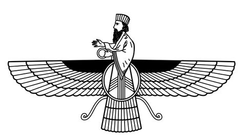 File:Faravahar neu.svg Tattoo 2022, Ancient Persian Art, Ahura Mazda, Stag Tattoo, Persian Tattoo, Persian Warrior, Persian People, Horoscope Tattoos, Symbol Drawing