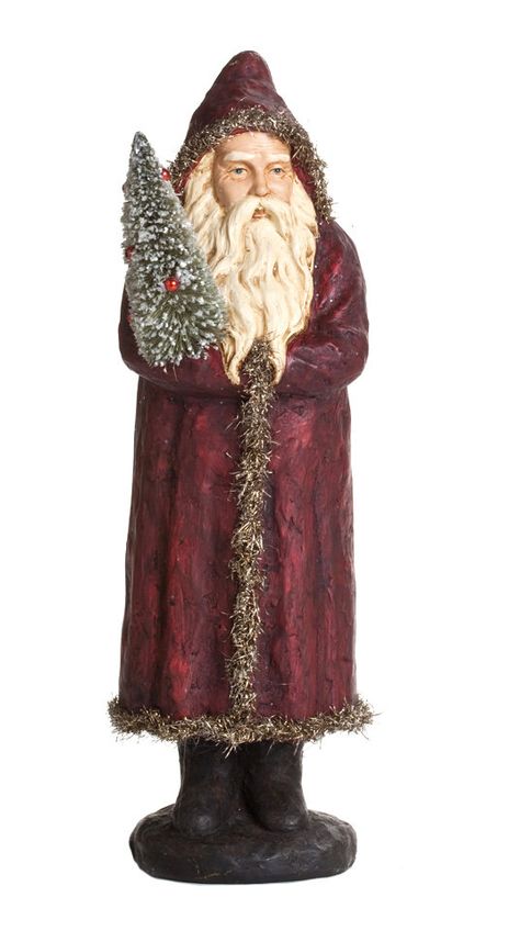 Primitive Christmas Decorating, Santa Carving, Saint Nick, Primitive Santa, Santa Figurines, St Nick, Gift Business, Santa Clause, Primitive Christmas