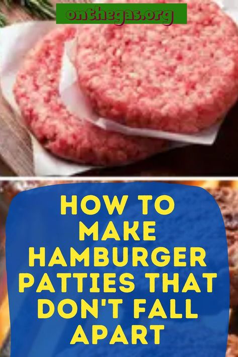 If you are looking for the best hamburger patty recipe, you have come to the right place. Well-seasoned, perfect, and homemade, this recipe is easy to follow and is a brilliant dish to make with leftover meat, or if you want to indulge in something delicious. On The Gas has the recipe for success and can teach you how to make a delicious hamburger patty that won't fall apart. Check it out! #hamburgerpatty #homemadepatty #easypatty #simplehamburger #hamburgerpattyrecipe How To Bake Hamburger Patties, Homemade Beef Patties, Hamburger Patty Recipes Easy, Home Made Burger Patties Recipes, Breaded Hamburger Patties, Hamburger Patty Recipe For Grill, Seasoning Hamburger Patties, Diy Hamburger Patties, Homemade Hamburgers Patties Easy Ground Beef Burger Recipes