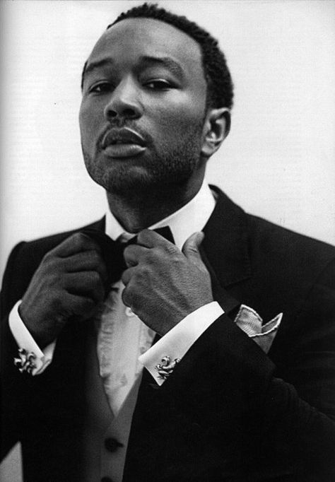 John Legend Celebrity Birthdays, A Man In A Suit, Man In A Suit, Playing Piano, John Legend, I Love Music, Soul Music, Tuxedos, Music Producer