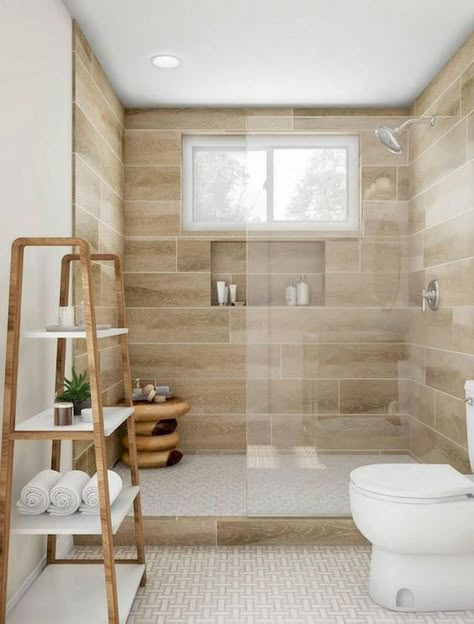 Bathrooms are one of those home features (along with closets and pantries) that never seem to have enough storage space. Bathroom Remodel Videos, Makeover Kamar Mandi, Teal Bathroom Decor, Simple Bathroom Remodel, Teal Bathroom, Stone Bathroom, Bad Inspiration, Trendy Bathroom, Small Bathroom Design