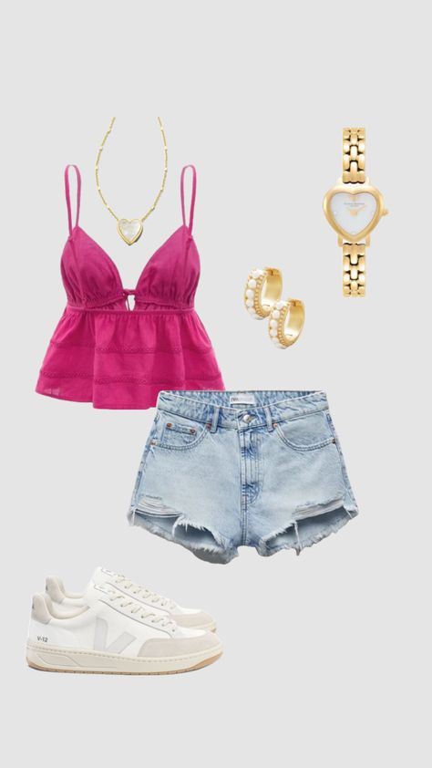 School Trip Outfit Summer, Recruitment Outfits, Outfit Inspo Summer, Shein Outfits, Cute Preppy Outfits, Outfits Verano, Simple Trendy Outfits, Cute Everyday Outfits, Cute Simple Outfits