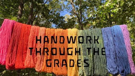 Waldorf Handwork - What projects happen in each grade for your homeschooling Steiner School Crafts, Waldorf Second Grade, Waldorf Handwork Projects, Waldorf Classroom Decor, Waldorf Crafts For Kids, Waldorf Geography, Waldorf Education Homeschooling, Homeschooling 3rd Grade, Micro School