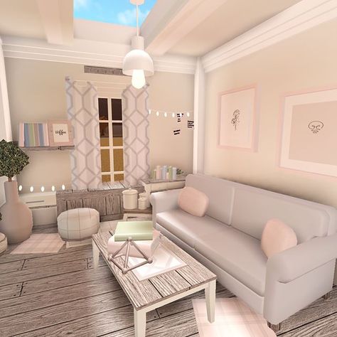 Bloxburg 3x3 Living Room, Living Room Bloxburg Ideas Small, Bloxburg Living Room Aesthetic, Roblox Living Room Ideas, Cute Bloxburg Living Room Ideas, Bloxburg House Ideas Living Room, Sala Bloxburg, Living Room Designs Bloxburg, Small Living Room Ideas Bloxburg