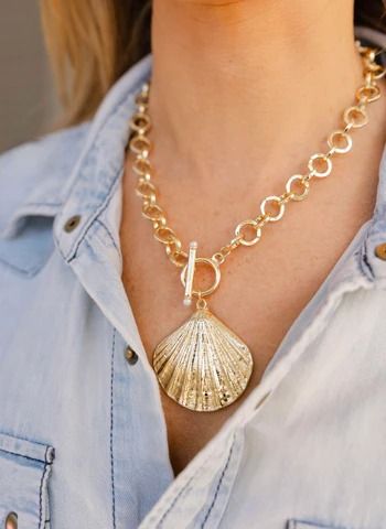 Handcrafted Necklaces | Statements, Pendants, Beaded | Erin McDermott – Page 4 – Erin McDermott Jewelry Shell Gold Necklace, Dress For Brunch, Coffee Necklace, Acorn Necklace, Yellow Gemstones, Gold Statement Necklace, Teardrop Necklace, Handcrafted Necklace, Gold Collection