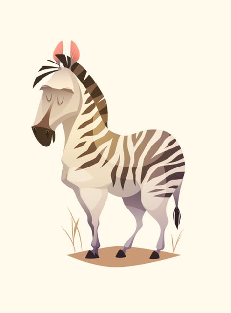 Zebra Cartoon, Zebra Illustration, Yearbook Themes, Baby Illustration, Character Cartoon, Book Design Layout, Mascot Design, Graphic Design Layouts, Animal Sketches