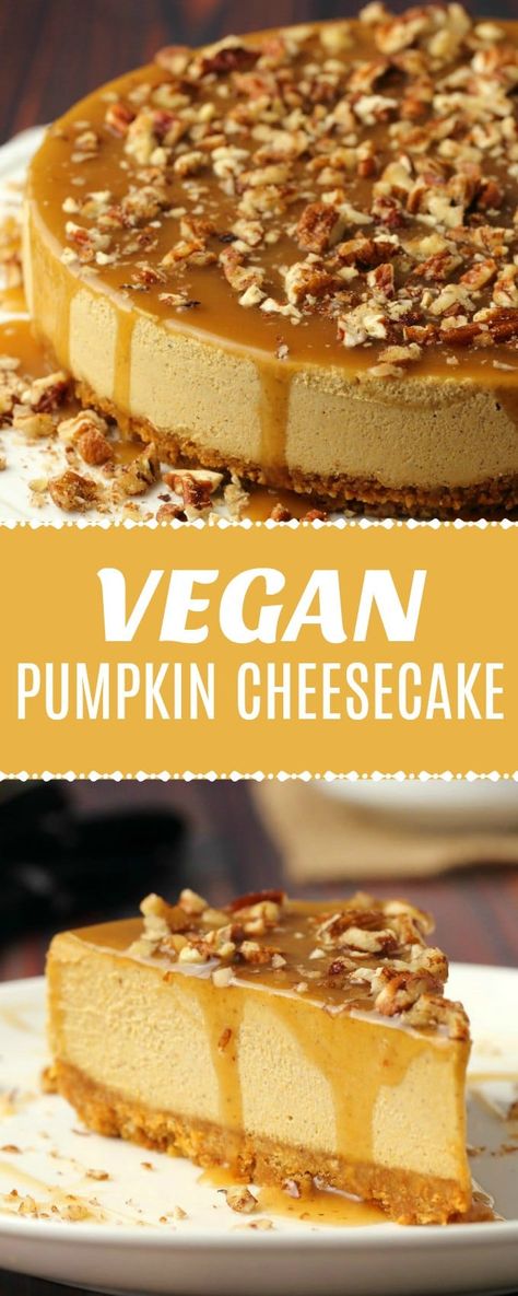 Vegan Pumpkin Ice Cream, Vegan Pumpkin Cheesecake, Thanksgiving Desserts Pumpkin, Desserts Holiday, Vegan Pumpkin Cookies, Desserts Thanksgiving, Crafts Thanksgiving, Vegan Holiday Recipes, The Cheesecake Factory