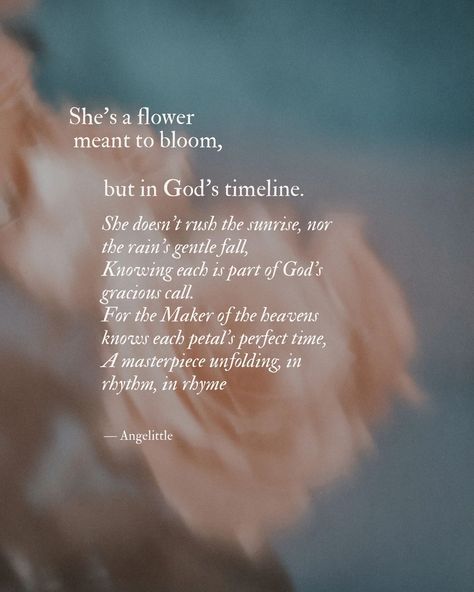 She’s a flower meant to bloom… 🌸🌸🌸 happy women’s day! 💕 — Christian poetry #christianpoetry #poetry #poetrycommunity #christianwriter #christianwritersofinstagram #womensday #womensmonth Great Poetry Quotes, A Woman Of Faith Quotes, Christian Poetry For Women, Christian Poems For Women, Quotes About Worship, Poetry About Flowers, Biblical Poetry, Feminine Poetry, God Poetry