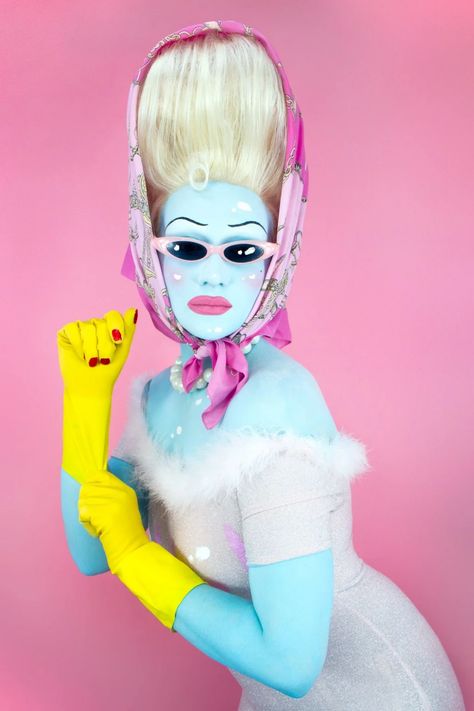 Juno Birch, Drag Queen Outfits, Drag Make-up, Mode Pop, 100 Heads, Drag Makeup, Alien Design, Club Kids, Drag Queens