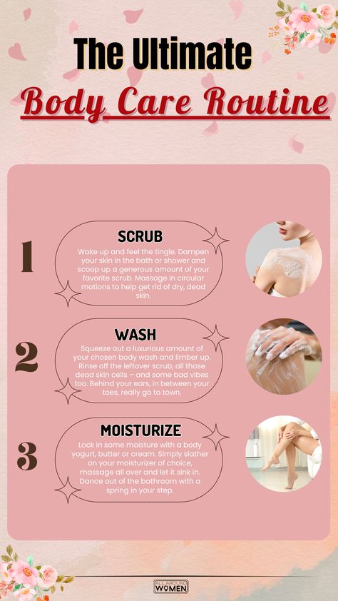 body care routine, skin care Basic Body Care Routine, Body Cleansers Skin Care, Body Care Step By Step, Body Wash Routine Step By Step, Body Care Checklist, How To Take Care Of Your Body Skin, Full Body Routine Skincare, Winter Body Care Routine, Perfect Body Skin Care Routine