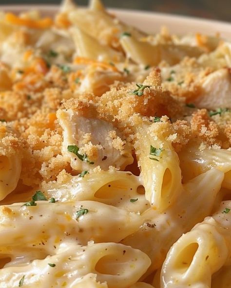 Made this tonight and didn't change a thing! So flavorful! Chicken Penne Casserole, Penne Casserole, Pasta With Chicken, Chicken Penne, Leftover Rotisserie Chicken, Pasta Dinner Recipes, Easy Casserole Recipes, My Recipes, Chicken Recipes Casserole