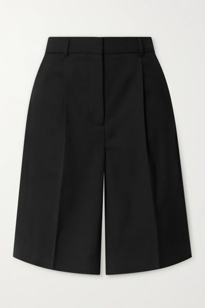 Dress Shorts, Tailored Shorts, Long Shorts, Basic Outfits, Black Canvas, Proenza Schouler, Dream Clothes, Tulum, Fashion Advice