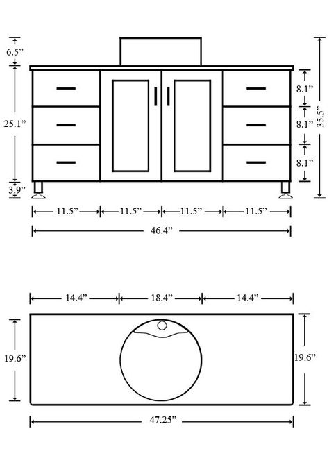 Vessel Sink Vanity Height Dimensions                                                                                                                                                                                 More Bathroom Sink Height Dimensions, Bathroom Vanity Height Standard, Vanity Dimensions Bathroom, Bathroom Cabinet Dimensions, Vanity Height Standard, Bathroom Vanity Measurements, Bathroom Sink Height, Bathroom Vanity Dimensions, Bathroom Vanity Height