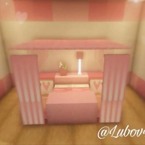 Minecraft Bedroom Modern, Pink Modern Bedroom, Bedroom In Minecraft, Minecraft Bedroom Ideas Game, Minecraft Bedrooms, Easy Drawing Ideas For Beginners, Case Minecraft, Rumah Minecraft Sederhana, Drawing Ideas For Beginners