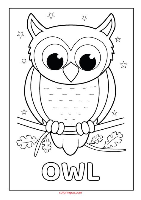 Owl Printable Coloring – Drawing Pages  #owl #printable #coloringpages #drawingpages #coloring #drawing #kids #childrens #animals Owl Drawing Simple, Owl Printable, Drawing Pages, Owl Coloring, Owl Printables, Owl Drawing, Free Kids Coloring Pages, Owl Kids, Owl Coloring Pages