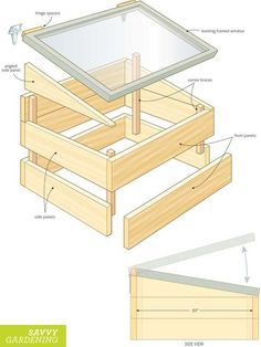 DIY cold frame project plan Diy Cold Frame, Serre Diy, Cold Frame Plans, Cold Frame Diy, Cold Frame Gardening, Diy Greenhouse Plans, Survival Gardening, Greenhouse Plans, Diy Greenhouse