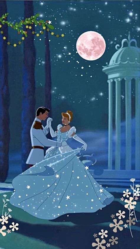 Disney Wallpaper Cinderella, Disney Prince Aesthetic, Cinderella Wallpaper Iphone, Cinderella Wallpaper, Cinderella And Prince, Disney Romance, Disney Princess Artwork, 디즈��니 캐릭터, Images Disney