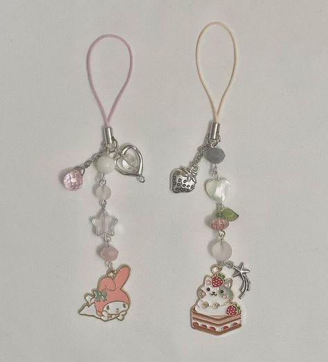 ‎cyn ٩(ˊᗜˋ*)و‎ on Instagram: "Some more phone charms ♡ mostly my melody - my melody phone charm - $18 usd (available!) - strawberry cat phone charm - $18 usd (sold, remakes available!) - my melody bow phone charm - $18 usd (available!) - my melody dino phone charm - $18 usd (available!) Dm to purchase, and please comment just incase I don’t see it ✧ (prices are without shipping) read t&c and information highlights ! 🏷️ #luvlybeadsavail" Cat Phone Charm, My Melody Phone, Strawberry Cat, Strawberry Charm, Cat Phone, Bead Charms Diy, Phone Charms, Phone Chain, Rosé Blackpink