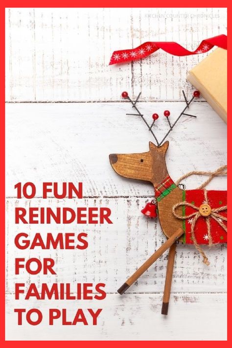 Reindeer Games Party Theme, Reindeer Relay Race With Cups, Reindeer Party Ideas, Reindeer Games For Kids, Reindeer Games Christmas Party, Reindeer Crafts For Kids, Reindeer Crafts, Reindeer Party, Ren Geyiği