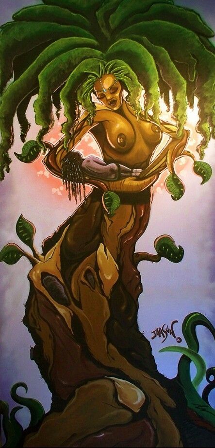 Tree Of Life Artwork, Life Artwork, Earth Mother, Energy Art, Spiritual Artwork, Afrocentric Art, Black Art Painting, Trendy Tree, Black Art Pictures