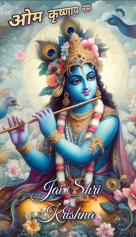 Jay Shree Krishna Good Morning, Krishna Good Morning, Jay Shree Krishna, Shubh Prabhat, Radha Krishna Songs, Cute Good Morning Images, Lord Shiva Statue, Good Morning Flowers Gif, Radha Krishna Wallpaper