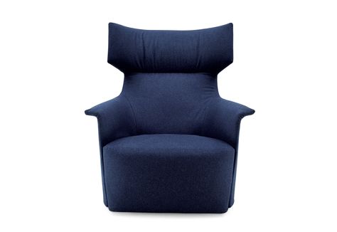 Santa Monica Home blue amrchair by Jean-Marie Massaud for Poliform. Supreme Furniture, Jean Marie Massaud, Winged Armchair, Armchair Design, Furniture Inspiration, Sofa Chair, Santa Monica, Upholstery Fabric, Living Area