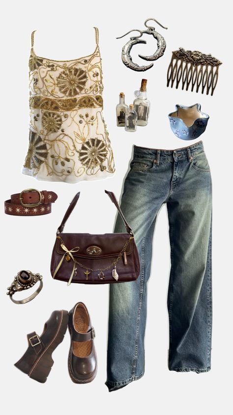 Outfit Idea Aesthetic, Idea Aesthetic, Vintage Outfit, Antique Store, Outfit Idea, Follow For More