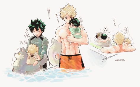 Mpreg Anime, Bakugo Katsuki Fanart Cute, Doodle Characters, Anime Funny Moments, Seven Deadly Sins Anime, Romantic Anime Couples, Boku No Hero Academia Funny, My Hero Academia Episodes, 만화 캐릭터