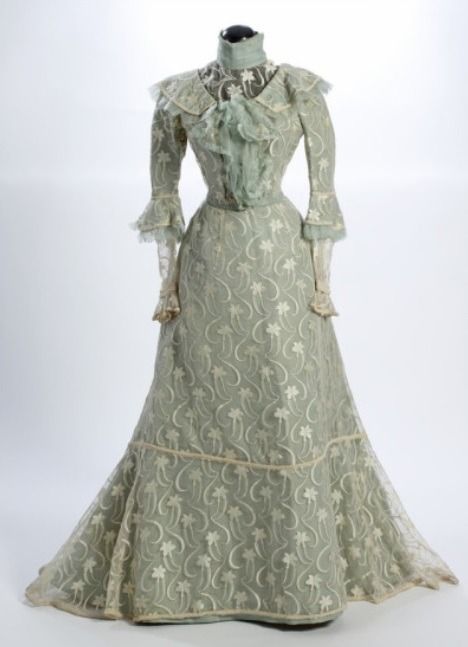 Dress 1900, 1900 Fashion, 1890s Fashion, 1900s Fashion, Edwardian Dress, 19th Century Fashion, Old Dresses, Victorian Clothing, Antique Dress