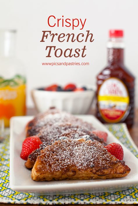 Crispy French Toast, Pastries Breakfast, Sweet Egg, Favorite Breakfast Recipes, Texas Toast, Sour Dough, Cinnamon Brown, What's For Breakfast, Weekend Breakfast