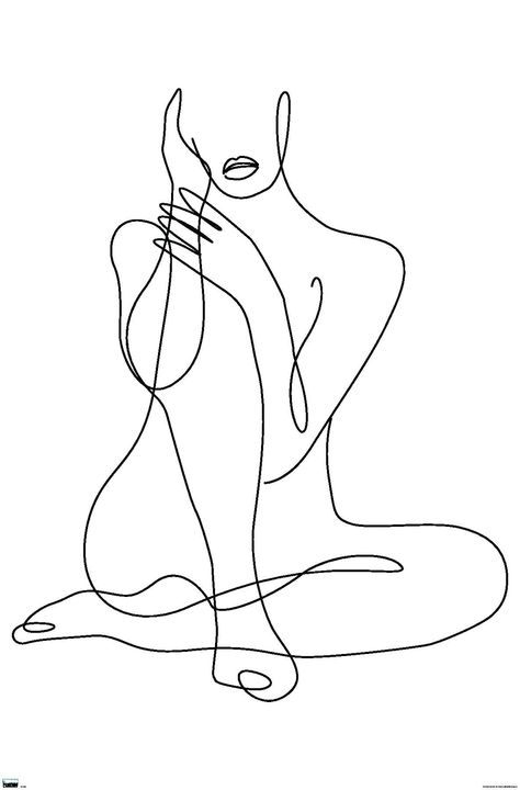 PRICES MAY VARY. THIS TRENDS WOMAN - CONTINUOUS LINE DRAWING WALL POSTER uses high-resolution artwork and is printed on PhotoArt Gloss Poster Paper which enhances colors with a high-quality look and feel. HIGH QUALITY ART PRINT is ready-to-frame or can be hung on the wall using poster mounts, clips, push pins, or thumb tacks OFFICIALLY LICENSED wall poster PERFECT SIZE for any room; poster is 22.375" x 34" EASILY DECORATE any space to create the perfect decor for a party, bedroom, bathroom, kids Wall Drawing Bedroom, Tattoo Inspiration Men, Drawing Wall, Poster Sizes, Continuous Line Drawing, Wall Drawing, Easy Drawings Sketches, Wall Art Collection, Continuous Line