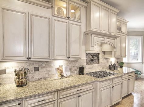 Glaze Cabinets, Glazed Kitchen Cabinets, Antique White Kitchen Cabinets, Kitchen Cabinet Inspiration, Kitchen Cabinet Accessories, Antique White Kitchen, Cheap Kitchen Cabinets, Rta Kitchen Cabinets, Best Kitchen Cabinets