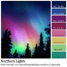 northern lights - Google Search Northern Lights Palette, Northern Lights Colour Palette, Aurora Borealis Color Palette, Northern Lights Color Palette, Northern Lights Wedding, Northern Lights Photo, Paint Color Combos, Color Catalog, Color Schemes Colour Palettes