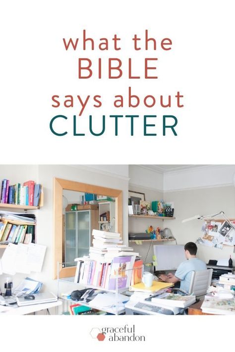 Wondering how to handle your clutter from a Biblical place? Here's some Biblical insight on clutter, decluttering, and minimalism for Christian women overwhelmed by their homes. | #bible #clutter #cleaning #homemaking #inspiration Homemaking Inspiration, Prov 31, Start Decluttering, Clutter Solutions, Christian Homemaking, Bible Says, Laundry Area, Cleaning Motivation, Clearing Clutter