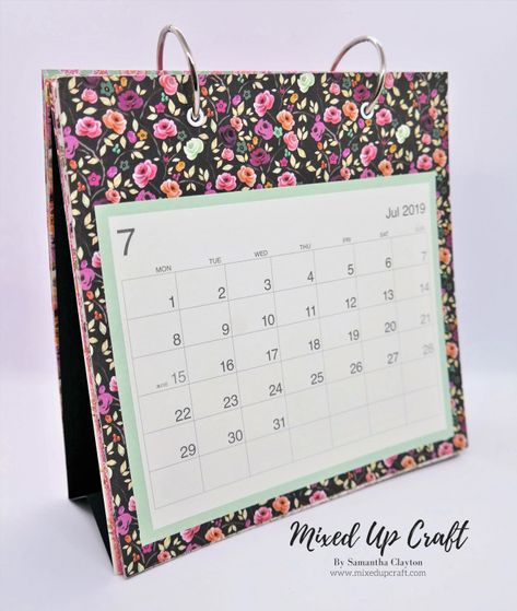 DIY Project - Craft Ideas - DIY Desk Calendar Tutorial  #diy #doityourself #crafter #diyideas #craft #crafting Modern Desk Calendar, Diy Calendars, Notepad Crafts, Diy Desk Calendar, Desk Calendar Pad, Up Craft, Diy Desktop, Calendar Craft, Paper Things