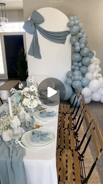 91K views · 10K likes | Event Stylist + Rentals on Instagram: "• Something Blue Before I DO 💍• •  • Setup : @prettyevent.rentals  • • • #events #event #bridalshower #bridal #bridalstyle #bridalshowers #bridalshowerdecor #bridalshowerdecoration #bridetobe #bridetobe2024 #lover #💍 #idaho #idahorentals #idahome #idahodaily #somethingbluebridal #2024bride #rentals #eagle #meridian #boiseidaho #boise" Blue Bridal Shower Table Decor, Something Blue Before I Do Balloon Arch, Blue Theme Bridal Shower Ideas, Bridal Shower Decor Blue, Blue Before I Do, Something Blue Shower Theme, Something Blue Before I Do Bridal Shower Ideas, Bridal Shower Something Blue, Something Blue Bridal Shower Decor