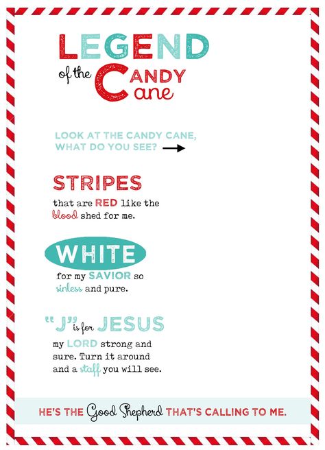 Legend of the Candy Cane Free Printable | Summer Owens Candy Cane For Jesus, Candy Cane Legend Free Printable, Candy Cane Jesus Printable, Legend Of Candy Cane Free Printable, Candy Cane Printable, Printable Candy Cane, Christmas School Crafts, Legend Of The Candy Cane, Relief Society Christmas