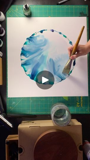 Abstract Watercolor Paintings Tutorials, Painted Gifts, Art Demonstrations, Watercolour Abstract, Learn Watercolor Painting, Watercolor Beginner, Watercolor Video, Learn Watercolor, Contemporary Watercolor