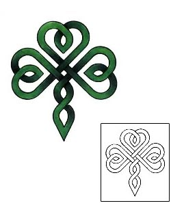 Celtic Knot Shamrock Tattoo, Celtic Symbol Tattoos For Women, Celt Tattoo, Keltic Pattern Tattoo, Irish Flower Tattoo, Irish Tattoo Designs, Irish Celtic Symbols, Irish Shamrock Tattoo, Small Celtic Tattoos