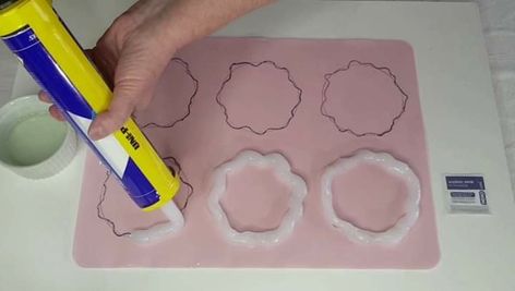 Yay, I made my own silicone coaster molds. They work beautifully. Cheap to make and no leaks :) Creation video below if you are interested in seeing how I did it: https://youtu.be/34o8oq-TEbU Diy Moulds For Resin, Silicon Molds For Resin, How To Make Silicon Mold, Silicone Moulds For Resin, Resin Switch Plate Covers, Diy Resin Moulds, Making Molds With Silicone, Resin Art Coasters Diy, Resin Coasters Diy How To Make