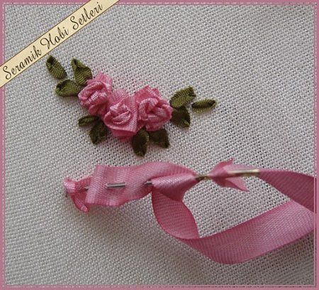 Tutorial Sulaman Pita, Silk Ribbon Embroidery Tutorial, Sulaman Pita, Silk Ribbon Embroidery Patterns, Ribbon Embroidery Kit, Pola Bordir, Ribbon Embroidery Tutorial, Pola Sulam, Ribbon Art