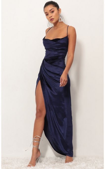 c5cc17e395d3049b03e0f1ccebb02b4ddesc38514084ri Simple Prom Gowns, Athens Hoco Dress, 1 Shoulder Prom Dress, Prom Spring Dresses, Prom Dresses With Tassels, Prom Dresses Maxi, Royal Blue Silk Prom Dress, Blue Dresses To Wear To A Wedding, Silk Ball Dress