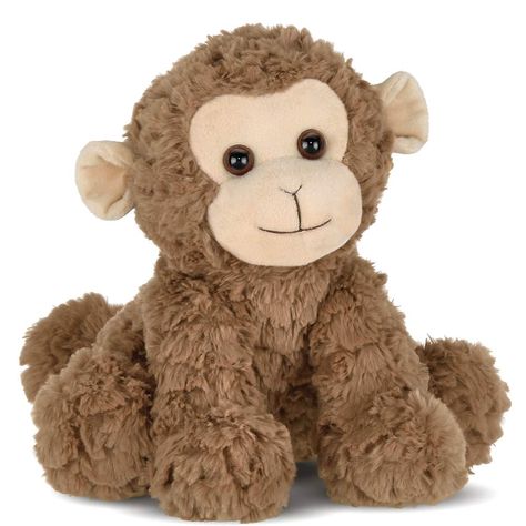 PRICES MAY VARY. Meet Giggles: With ultra-soft fur, a floppy body, and a super-expressive face, this 10.5” adorable monkey will make you feel like you’re in a cozy jungle Special gift: This sweet monkey has soft brown fur and realistic details. He’s a perfect gift to delight kids of all ages or any animal lover Perfect for cuddle time: Stuffed animals make great presents for little girls, boys and all children. This super-sweet monkey will provide your little one with the perfect cuddle buddy fo Stuffed Monkey, Plush Monkey, Monkey Stuffed Animal, Monkey Plush, Cute Monkey, Plush Animals, Soft Plush, Stuffed Animals, Stuffed Animal