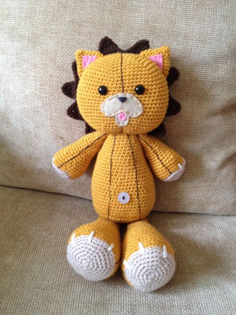 Kon from Bleach anime crochet pattern amigurumi crochet project by Craft Lemon | LoveCrochet Crochet Anime Inspired, Amigurumi Anime, Kon Bleach, Anime Crochet, Crochet Pattern Amigurumi, Anime Crafts, Toy Pattern, Fun Crochet Projects, Paintbox Yarn