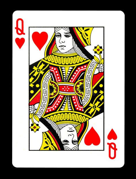 Queen of hearts playing card,. Isolated on black background , #AFFILIATE, #playing, #hearts, #Queen, #card, #background #ad Queen Of Hearts Card, Hearts Playing Cards, The Queen Of Hearts, Heart Illustration, King Of Hearts, Art Carte, Playing Card Deck, Mad Hatter Tea, Casino Night