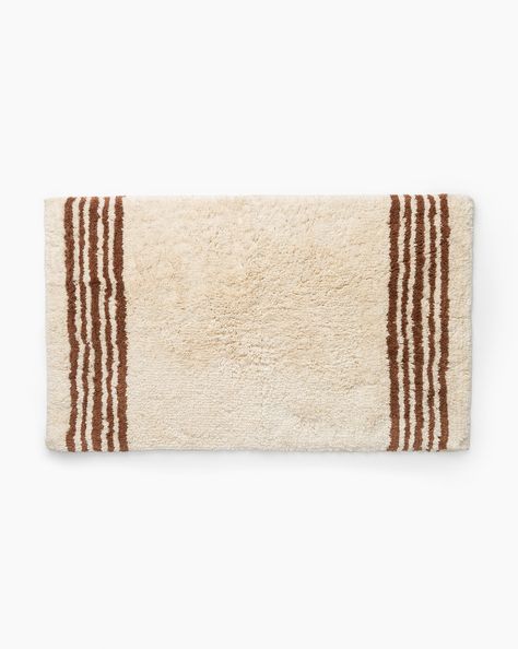 Brass Vanity Mirror – McGee & Co. Bath Mats Bathroom Ideas, Bath Runner, Small Bath Mat, Grey Baths, Neutral Bathroom, Warm Decor, Bathroom Bath Mats, Cotton Bath Mats, Blue Palette