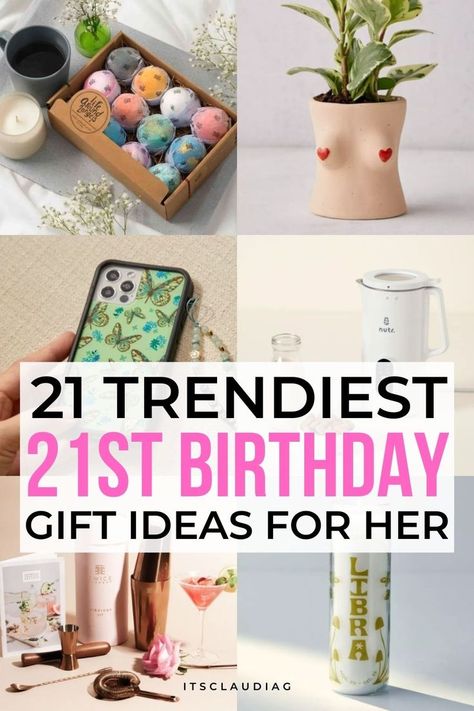 Girlfriends 21st Birthday Ideas, Unique Birthday Presents For Best Friend, 21 Birthday Gifts Ideas, 21 Year Old Gift Ideas, 21 St Birthday Gifts, 21 Year Old Birthday Gifts For Her, 21sr Birthday Gifts For Her, 21st Present Ideas, 23rd Birthday Gift Ideas For Her